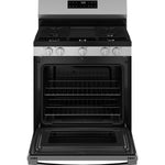 GE STAINLESS 30" FREE STANDING GAS RANGE - Pearl Silver|Black - Ranges - Additional View 2