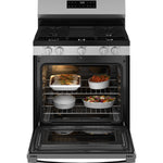 GE STAINLESS 30" FREE STANDING GAS RANGE - Pearl Silver|Black - Ranges - Additional View 3