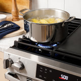 GE STAINLESS 30" FREE STANDING GAS RANGE - Pearl Silver|Black - Ranges - Additional View 10