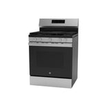GE STAINLESS 30" FREE STANDING GAS RANGE - Pearl Silver|Black - Ranges - Additional View 24