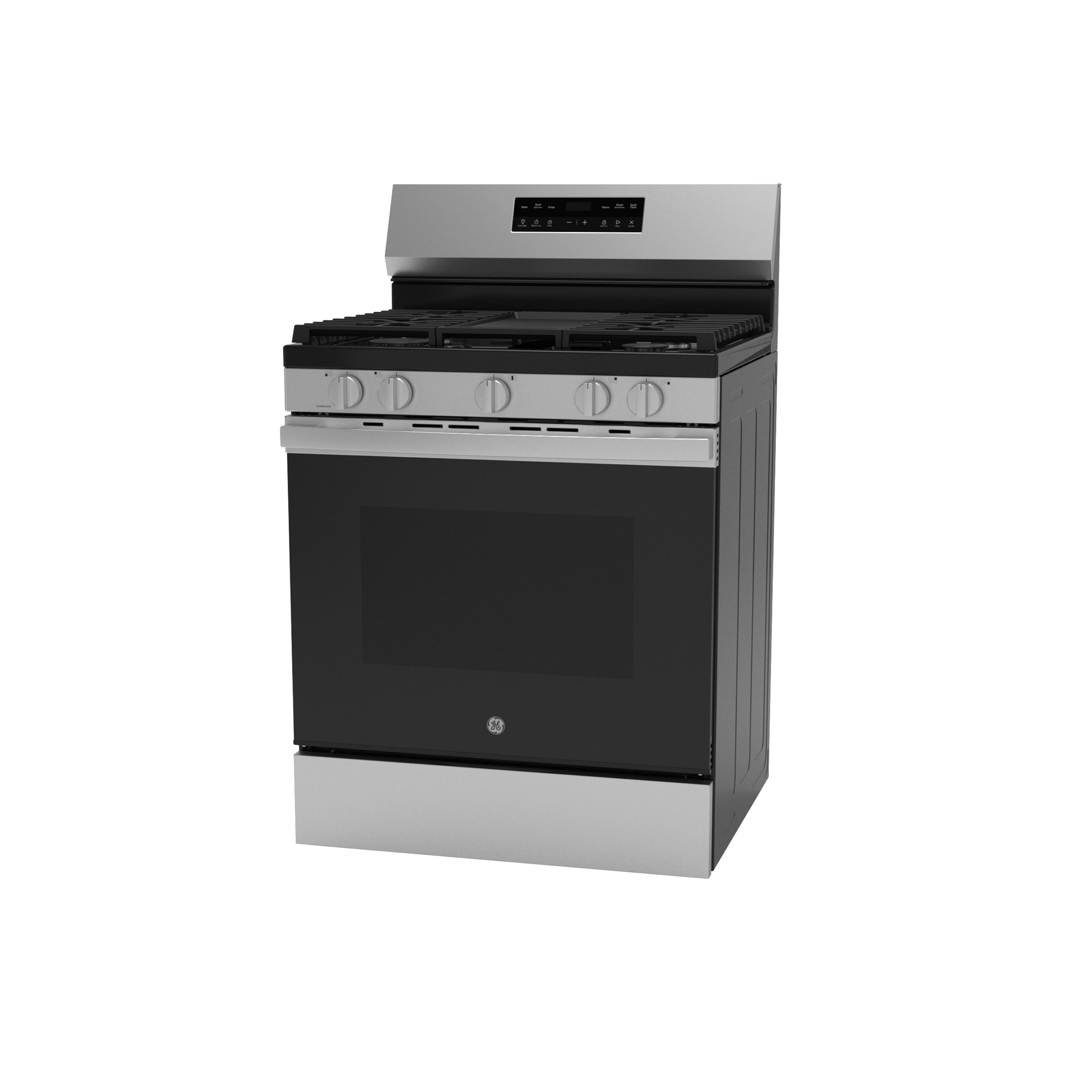 GE STAINLESS 30" FREE STANDING GAS RANGE - Pearl Silver|Black - Ranges - Additional View 24