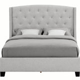 Eva Queen Bed - Dove