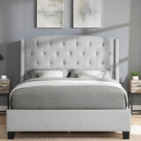 Eva Queen Bed - Dove - Additional View 3