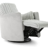 Presley Swivel Glider Recliner - Fog - Additional View 2