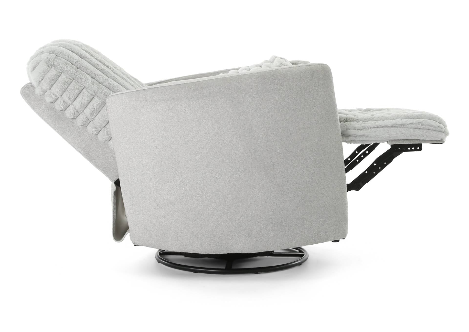 Presley Swivel Glider Recliner - Fog - Additional View 3