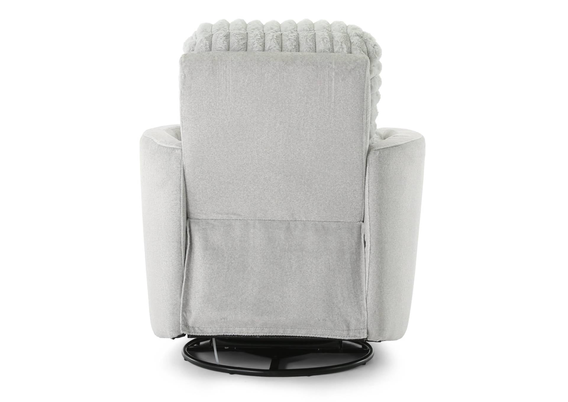 Presley Swivel Glider Recliner - Fog - Additional View 4