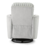 Presley Swivel Glider Recliner - Fog - Additional View 4
