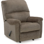 Ashley Furniture - Stonemeade Recliner - Nutmeg - Dark Brown Fabric - Recliners
