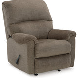 Ashley Furniture - Stonemeade Recliner - Nutmeg - Dark Brown Fabric - Recliners