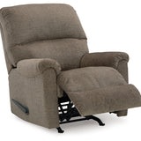 Ashley Furniture - Stonemeade Recliner - Nutmeg - Dark Brown Fabric - Recliners - Additional View 2