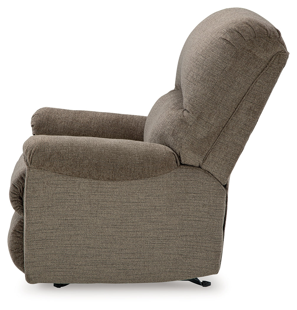 Ashley Furniture - Stonemeade Recliner - Nutmeg - Dark Brown Fabric - Recliners - Additional View 6