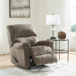 Ashley Furniture - Stonemeade Recliner - Nutmeg - Dark Brown Fabric - Recliners - Additional View 7