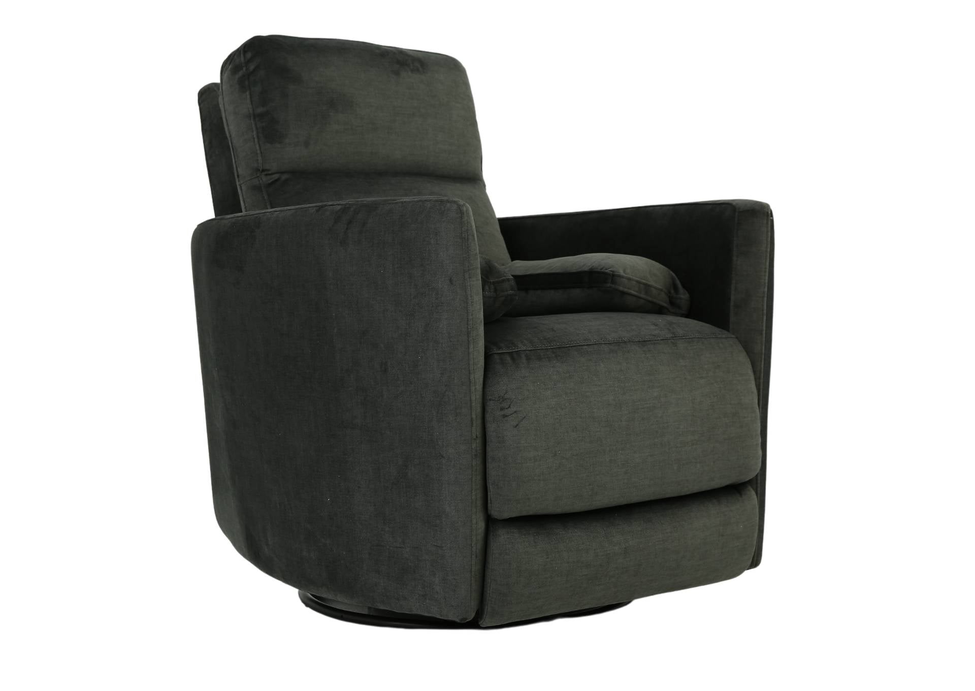 Leland Swivel Recliner - Graphite - Additional View 1