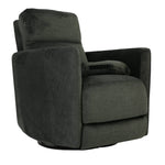 Leland Swivel Recliner - Graphite - Additional View 1