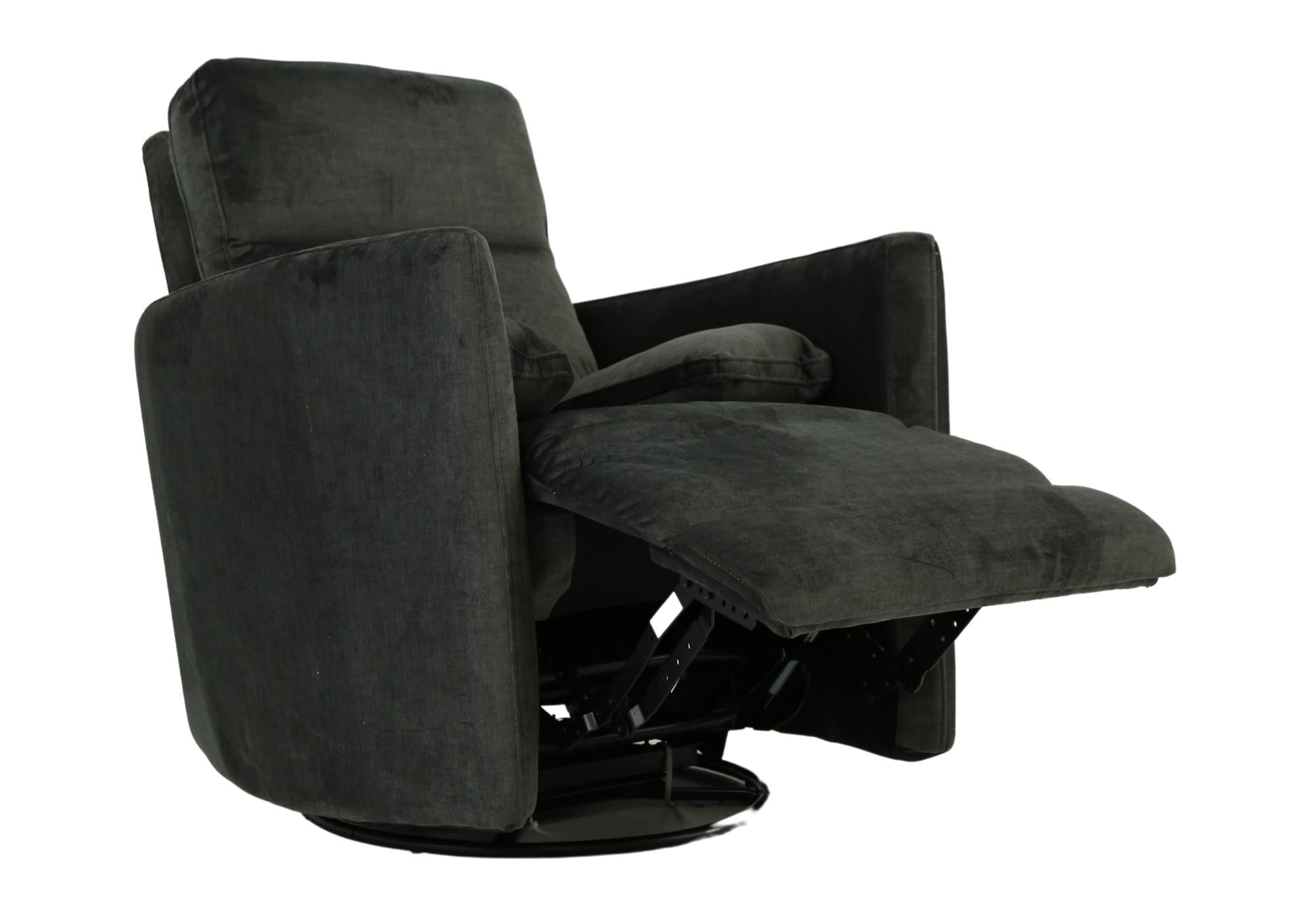 Leland Swivel Recliner - Graphite - Additional View 2
