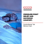Tempur Sealy - PATERSON II HYBRID MEDIUM TWIN XL MATTRESS - Light Blue|Blue Fabric - Mattresses - Additional View 5