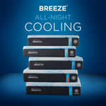Tempur Sealy - PRO BREEZE 2.0 MEDIUM KING MATTRESS - Black|White Fabric - Mattresses - Additional View 5