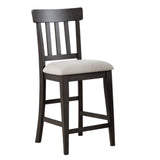 Steve Silver Furniture - Napa Counter Chair - Dark - Dark Brown|White Wood|Fabric - Chairs - Additional View 5