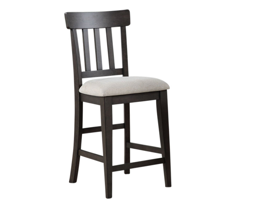 Steve Silver Furniture - Napa Counter Chair - Dark - Dark Brown|White Wood|Fabric - Chairs - Additional View 5