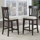 Steve Silver Furniture - Napa Counter Chair - Dark - Dark Brown|White Wood|Fabric - Chairs - Additional View 7