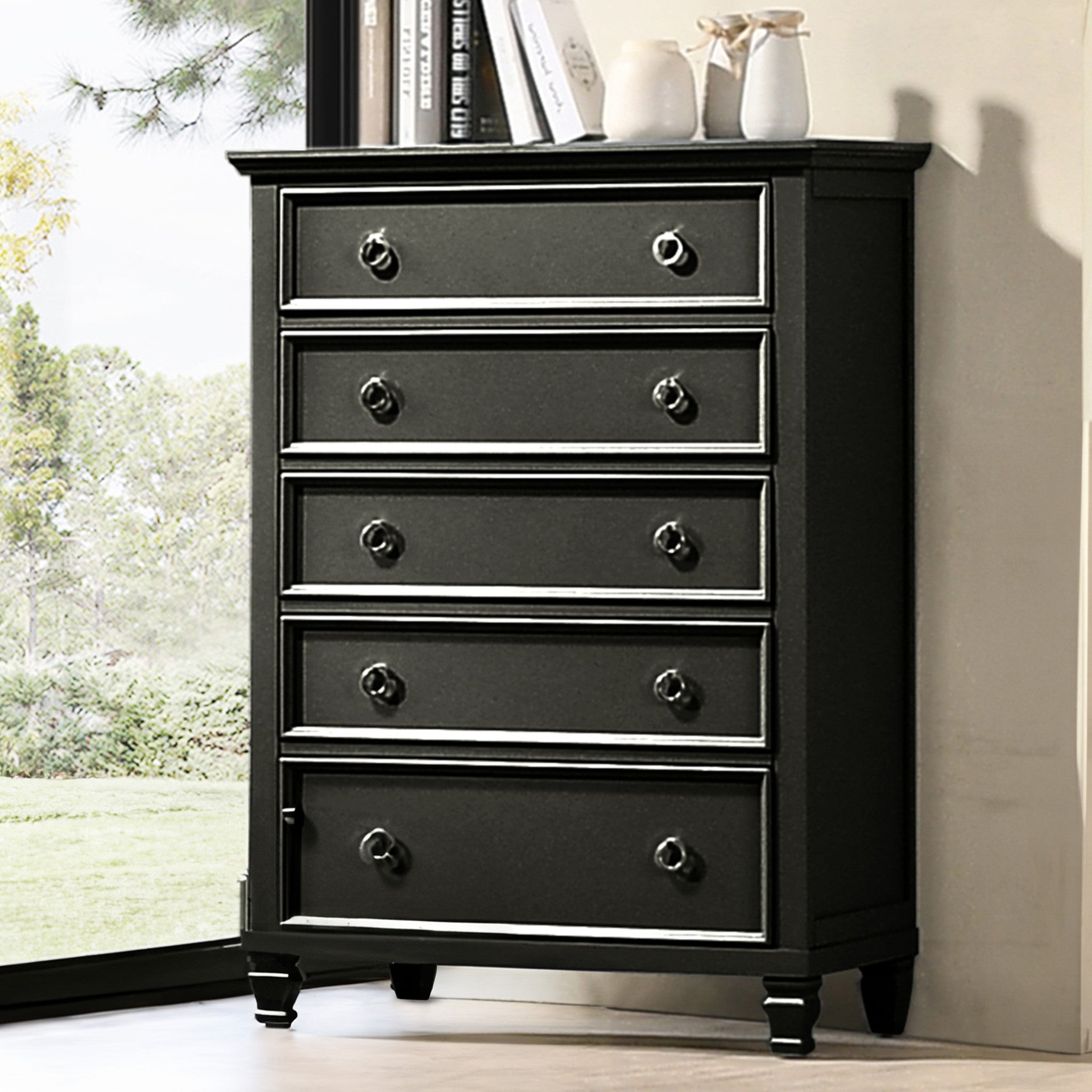 New Classic - TAMARACK BLACK CHEST - Wood - Chests - Additional View 5