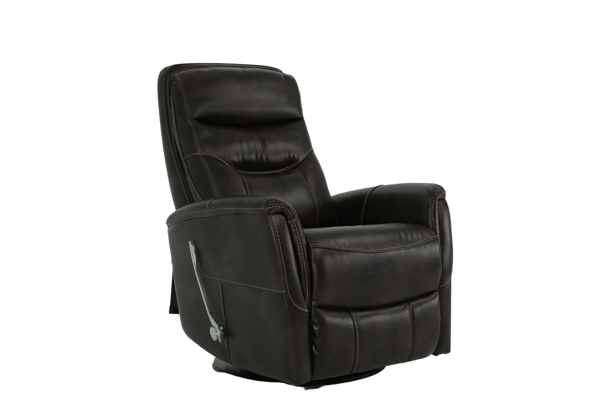 Antonio Swivel Recliner - Coffee - Additional View 1