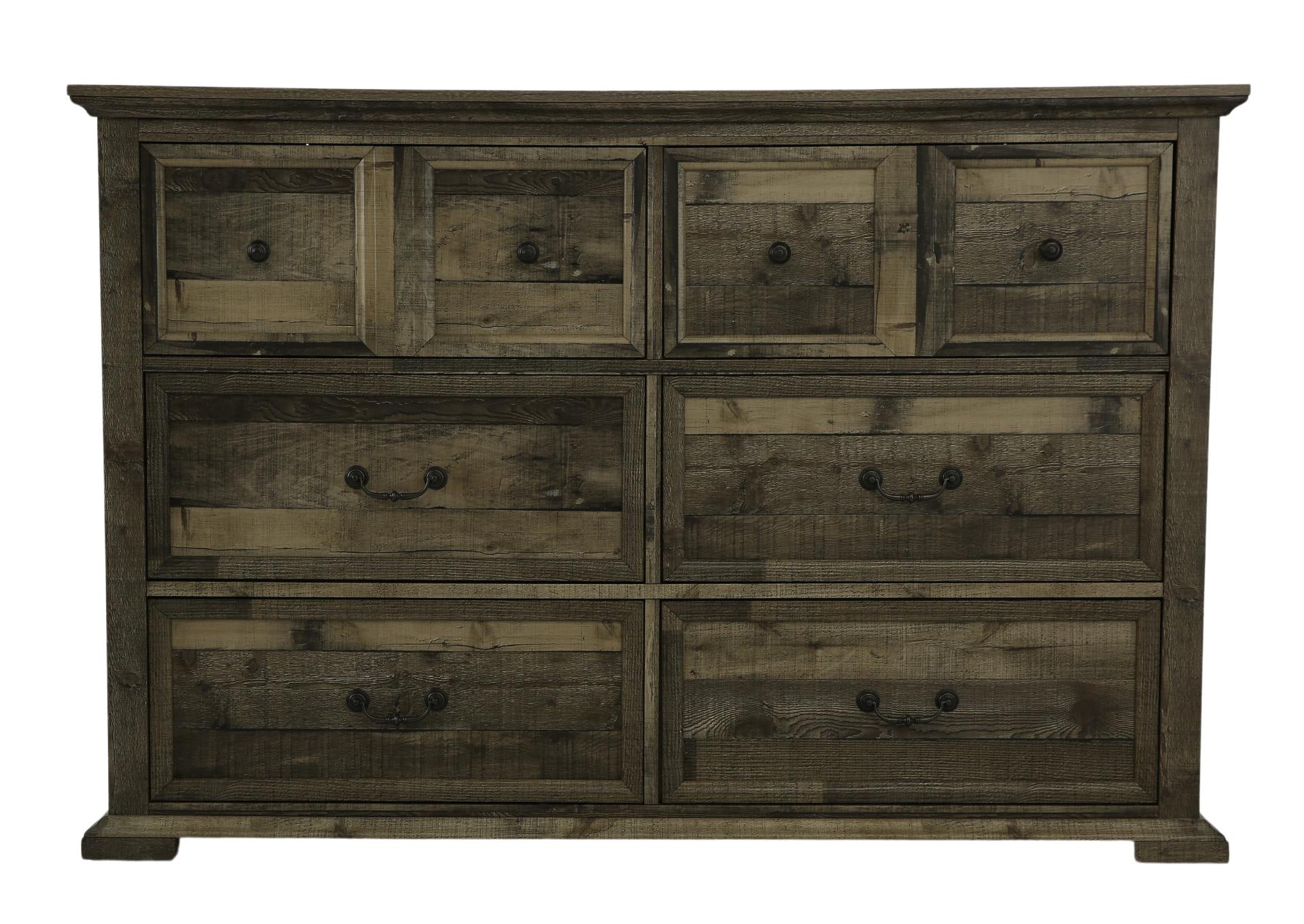Mossberg Rustic Dresser - Grey