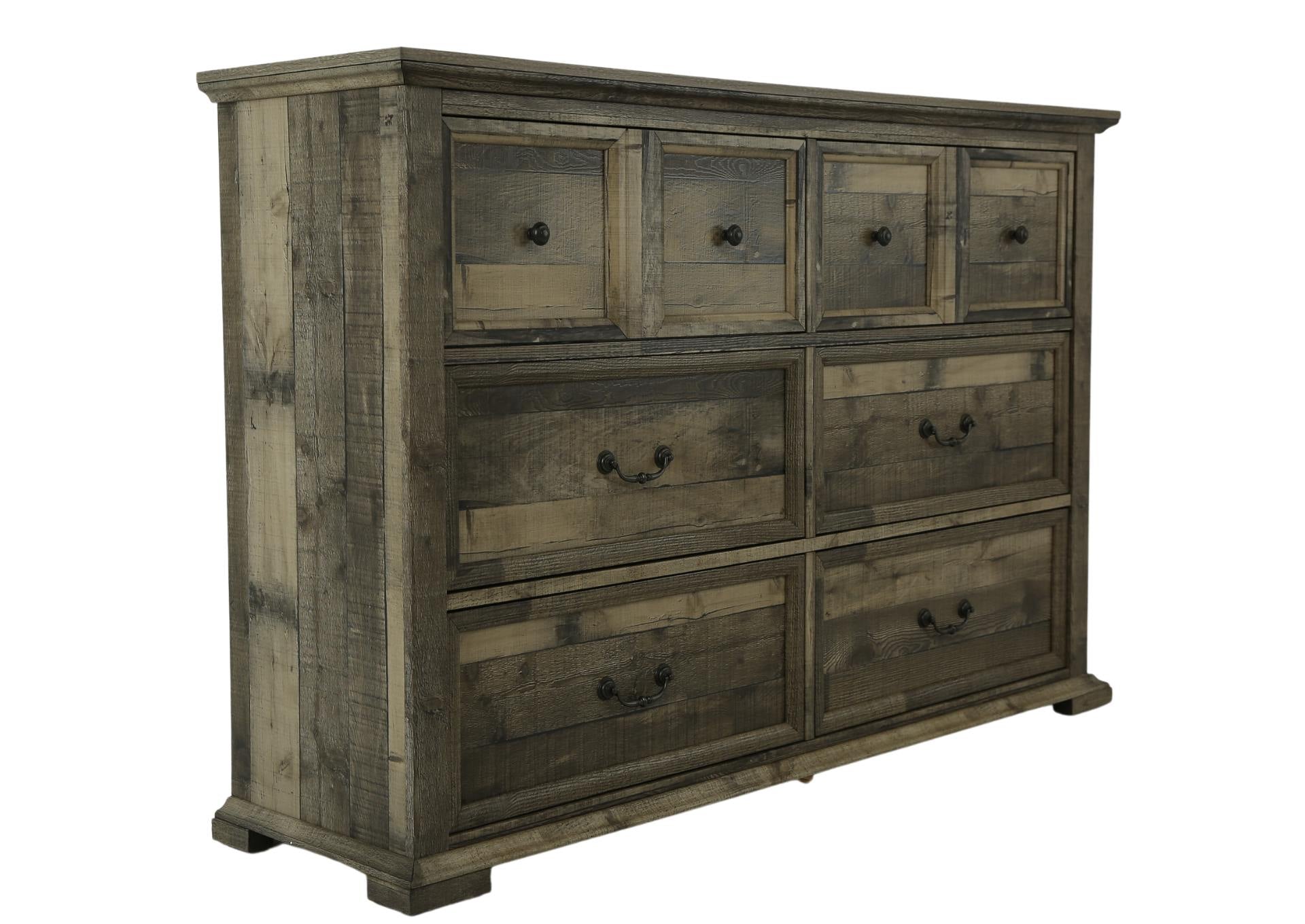 Mossberg Rustic Dresser - Grey - Additional View 1