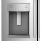 GE STAINLESS STEEL FINGERPRINT RESISTANT 27.7CU FRENCH DOOR REFRIGERATOR - Pearl Silver - Refrigerators - Additional View 5