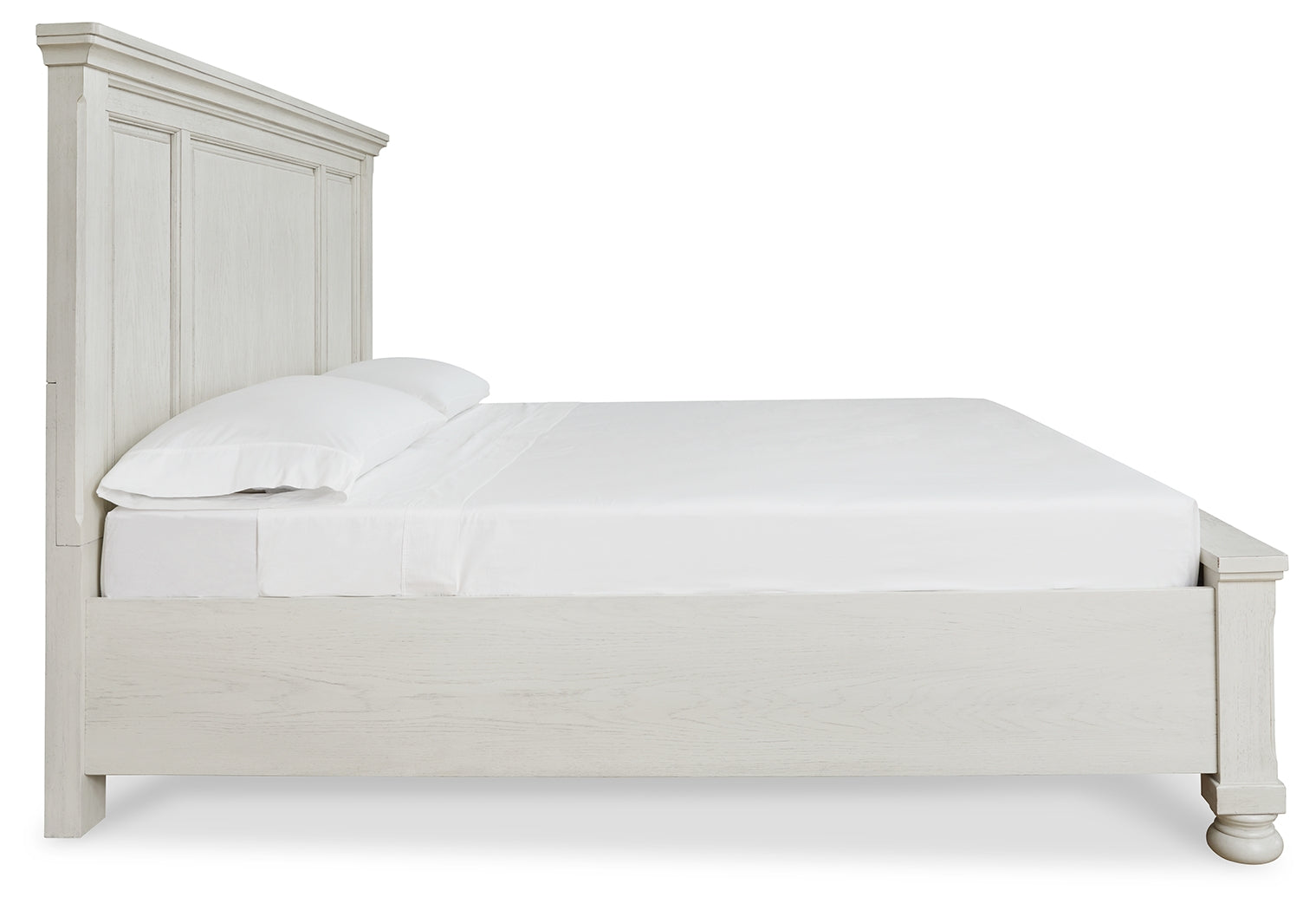 Ashley Furniture - Robbinsdale King Storage Bed - White - Wood - Beds - Additional View 4