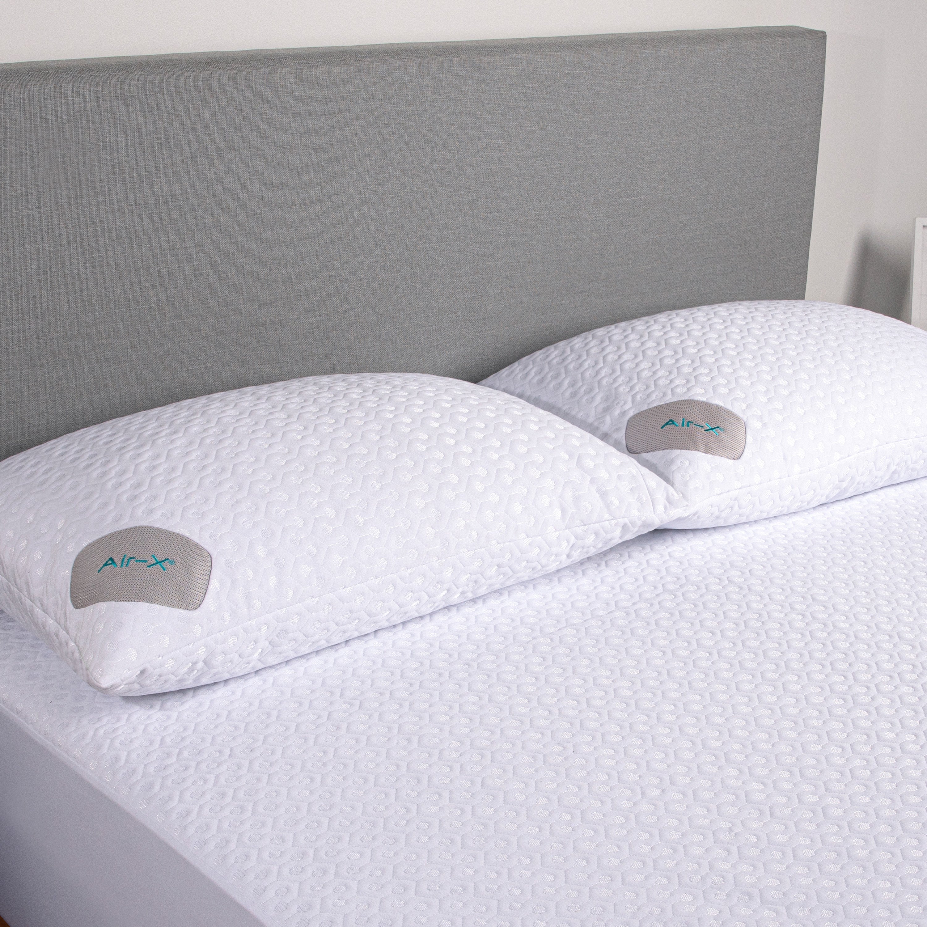Bedgear - KING DRI-TEC 5.0 PERFORMANCE PILLOW PROTECTOR - White Fabric - Protectors - Additional View 2