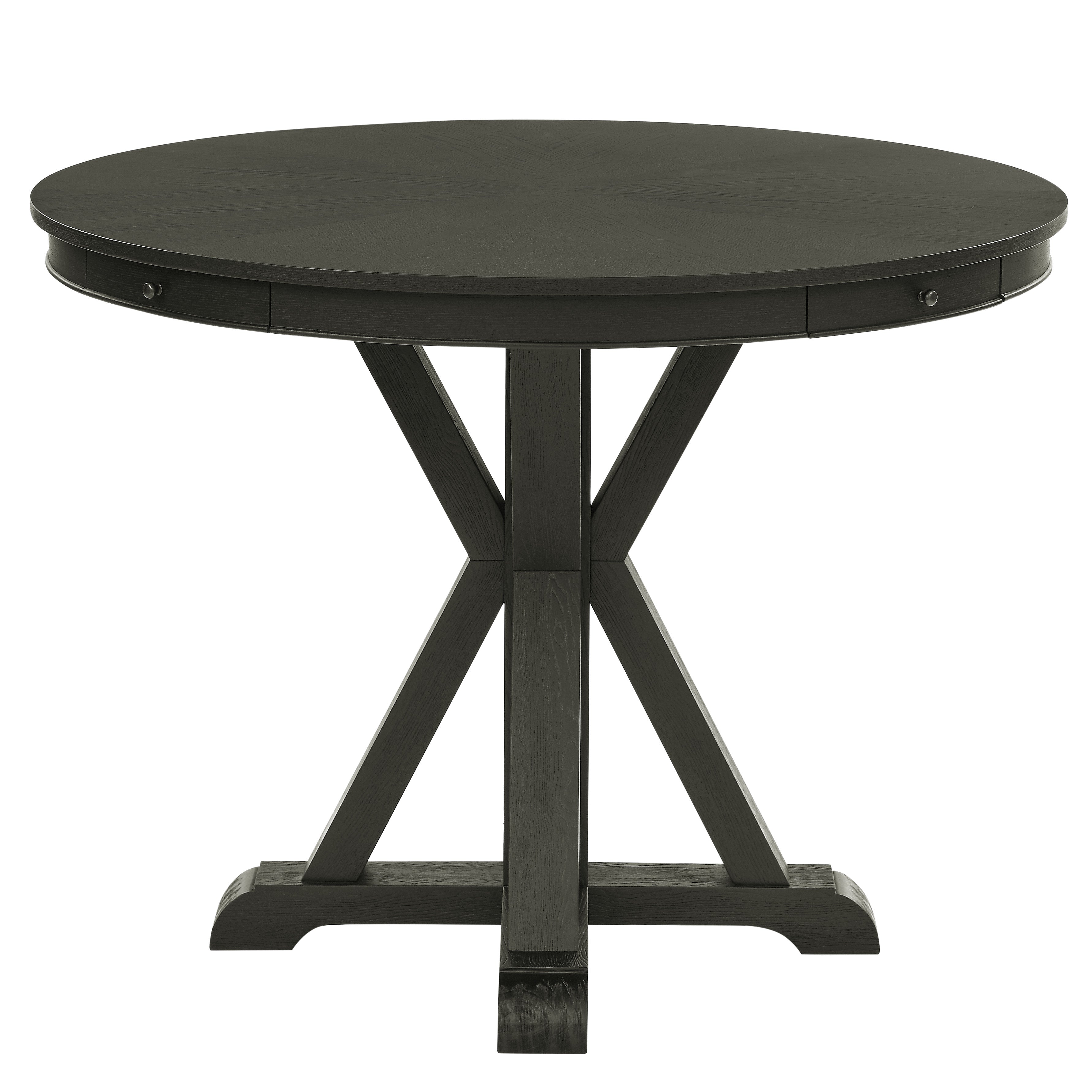 Steve Silver Furniture - Rylie Black Counter Height Table - Wood - Tables
