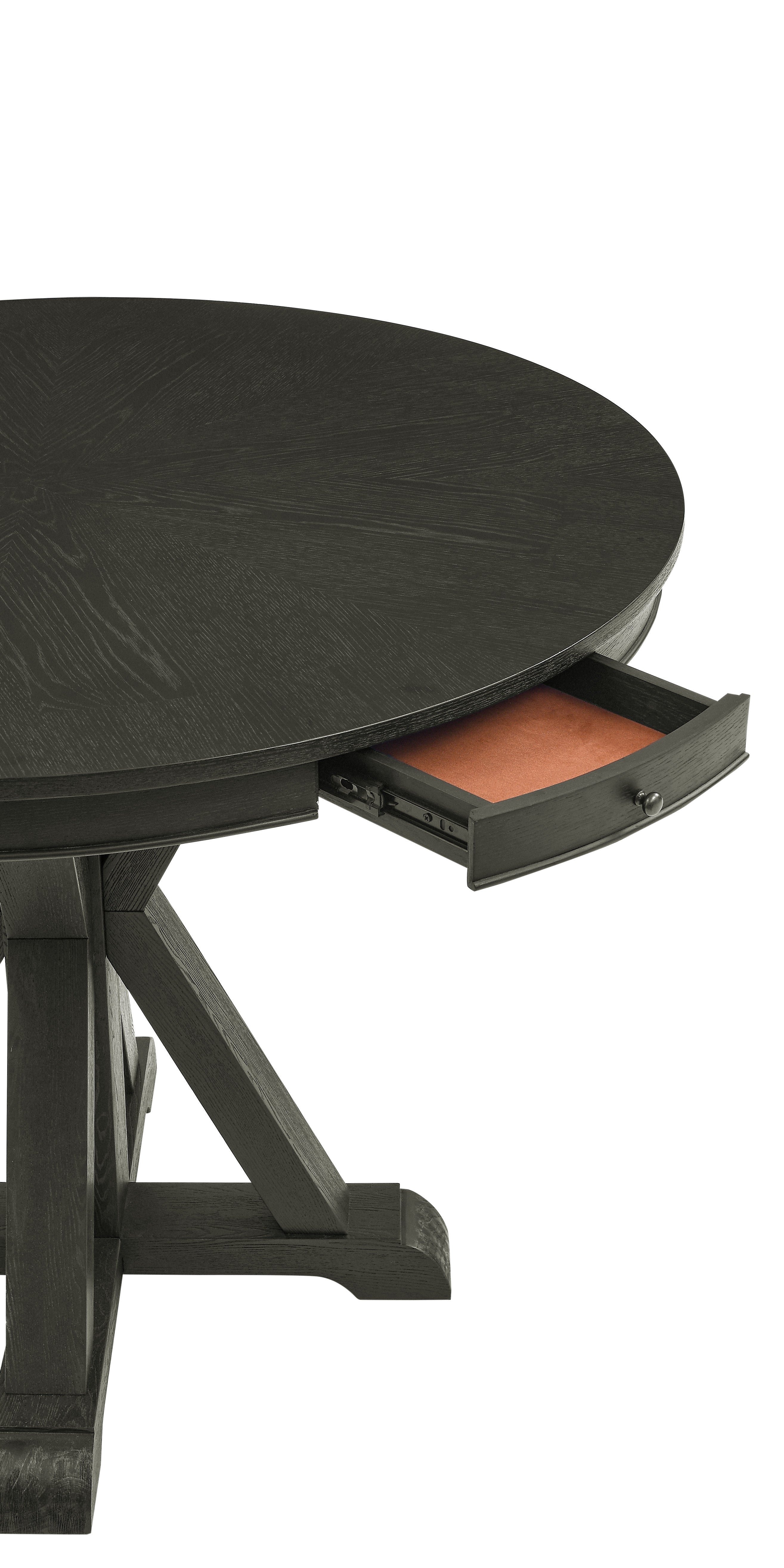 Steve Silver Furniture - Rylie Black Counter Height Table - Wood - Tables - Additional View 2