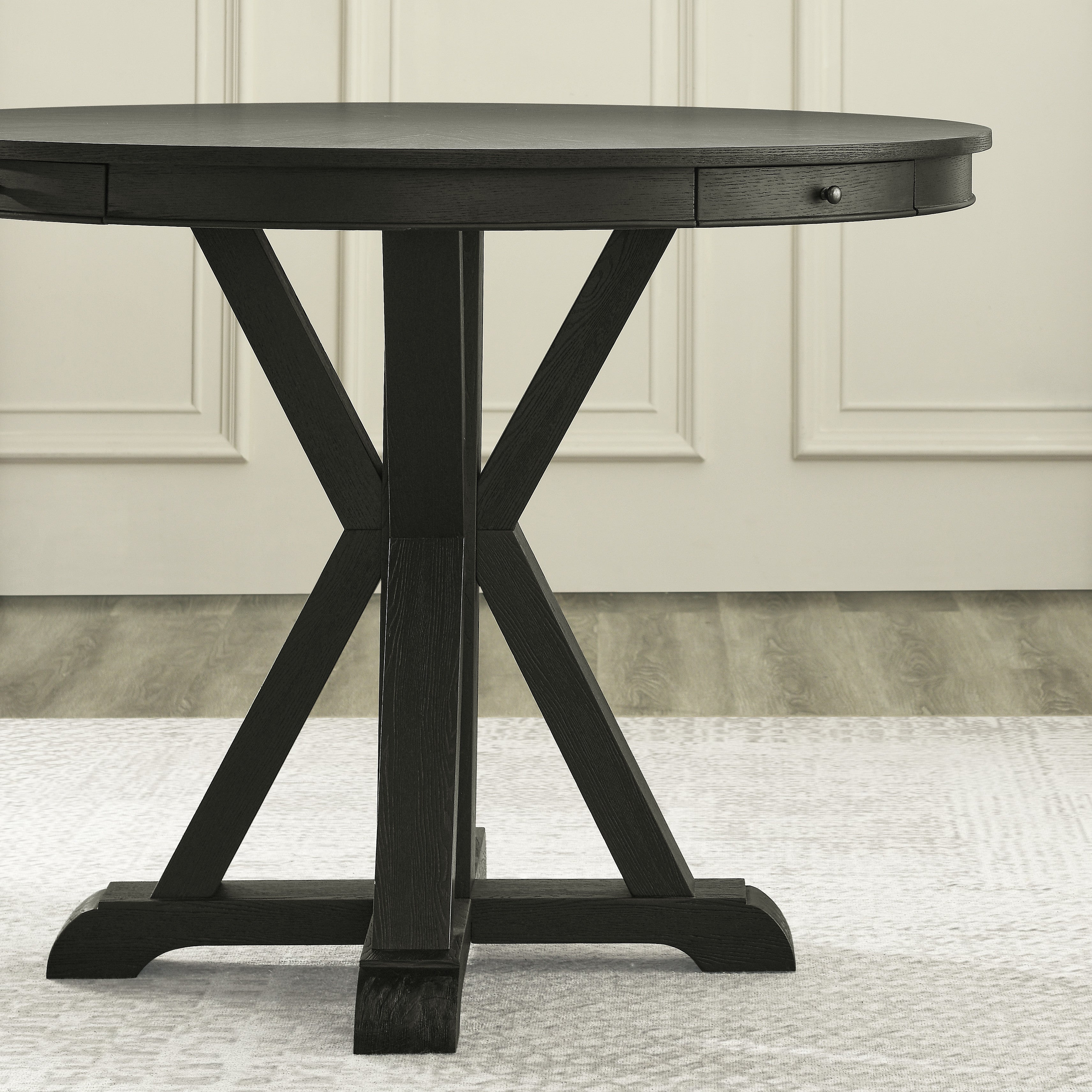 Steve Silver Furniture - Rylie Black Counter Height Table - Wood - Tables - Additional View 6
