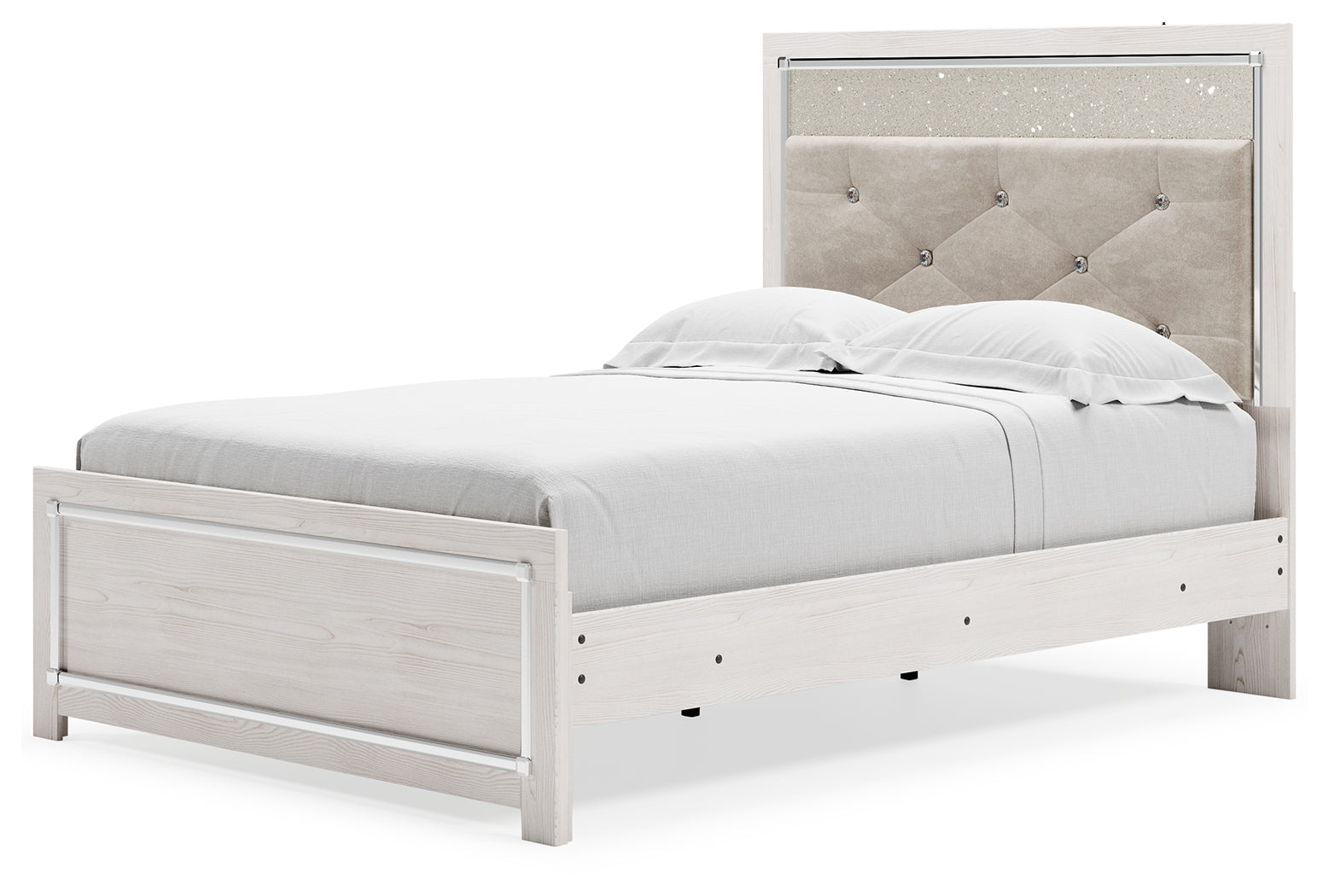 Ashley Furniture - Altyra Full Panel Bed - White Wood - Beds - Additional View 7