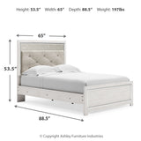 Ashley Furniture - Altyra Full Panel Bed - White Wood - Beds - Additional View 9