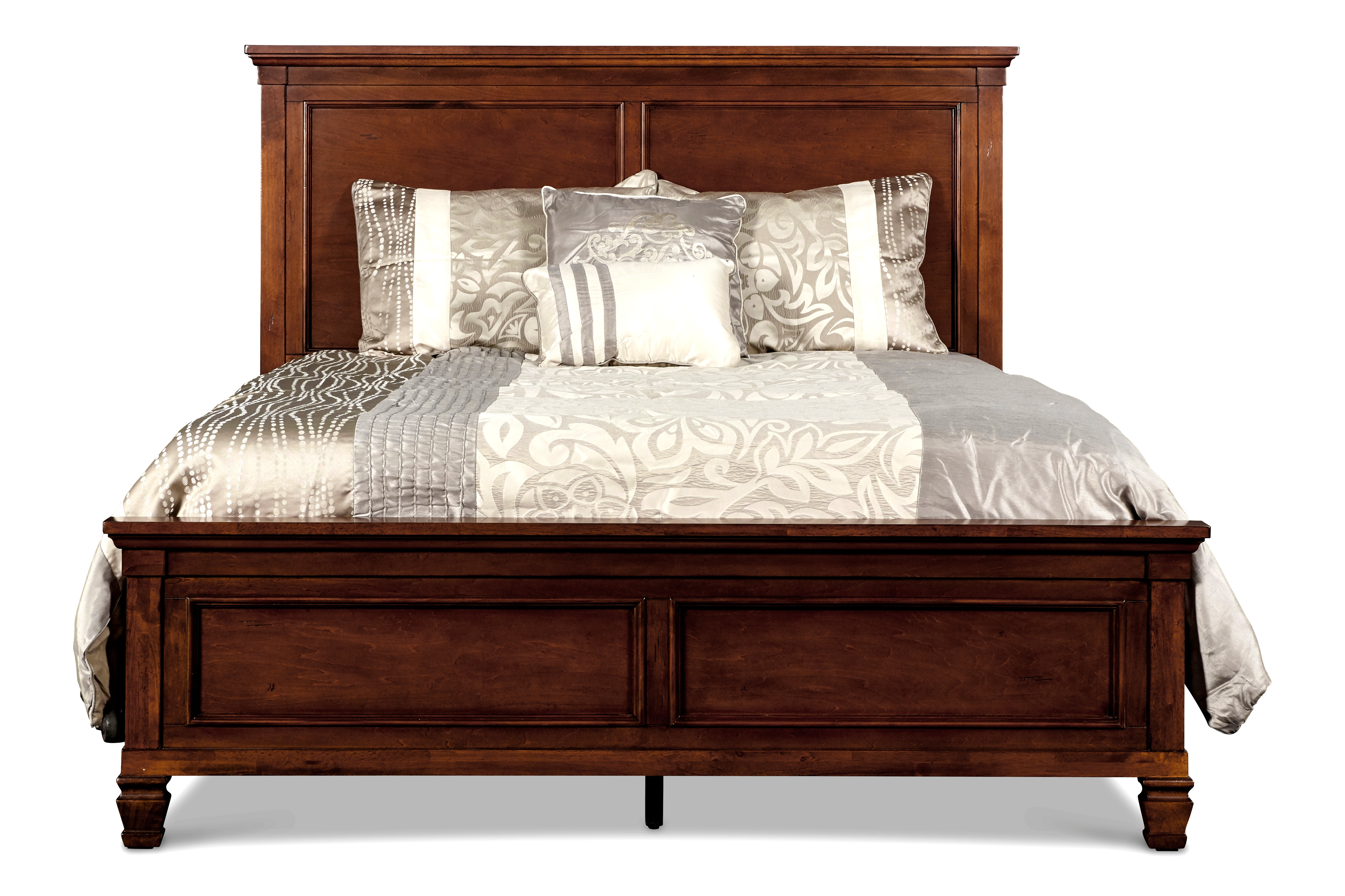 New Classic - Tamarack Twin Bed - Cherry - Dark Brown Wood - Beds - Additional View 1