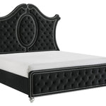 Cameo Queen Bed - Black