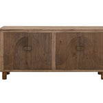 International Furniture Direct - SUNRIDGE CONSOLE - Dark Brown Wood - Tables