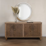 International Furniture Direct - SUNRIDGE CONSOLE - Dark Brown Wood - Tables - Additional View 3
