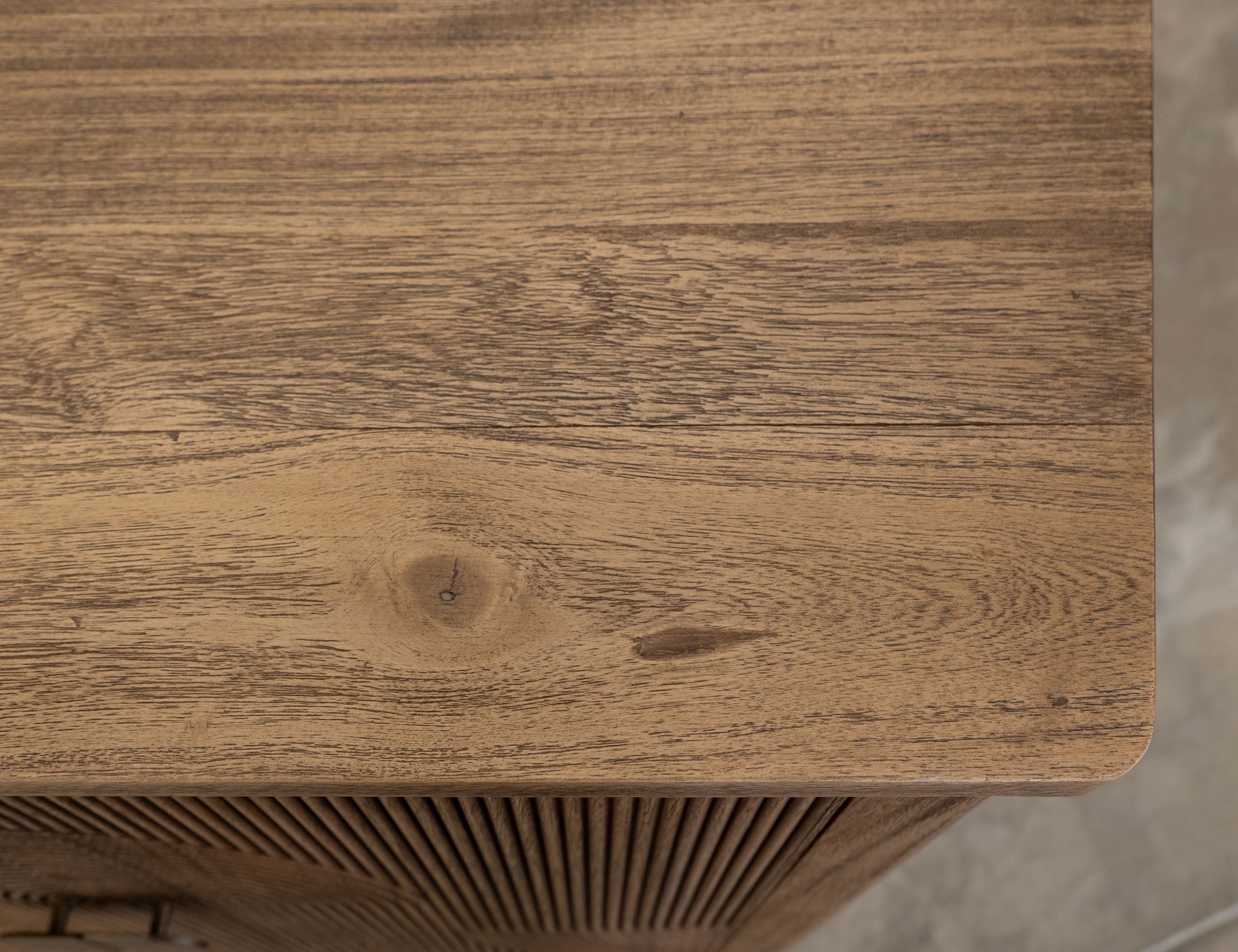 International Furniture Direct - SUNRIDGE CONSOLE - Dark Brown Wood - Tables - Additional View 5