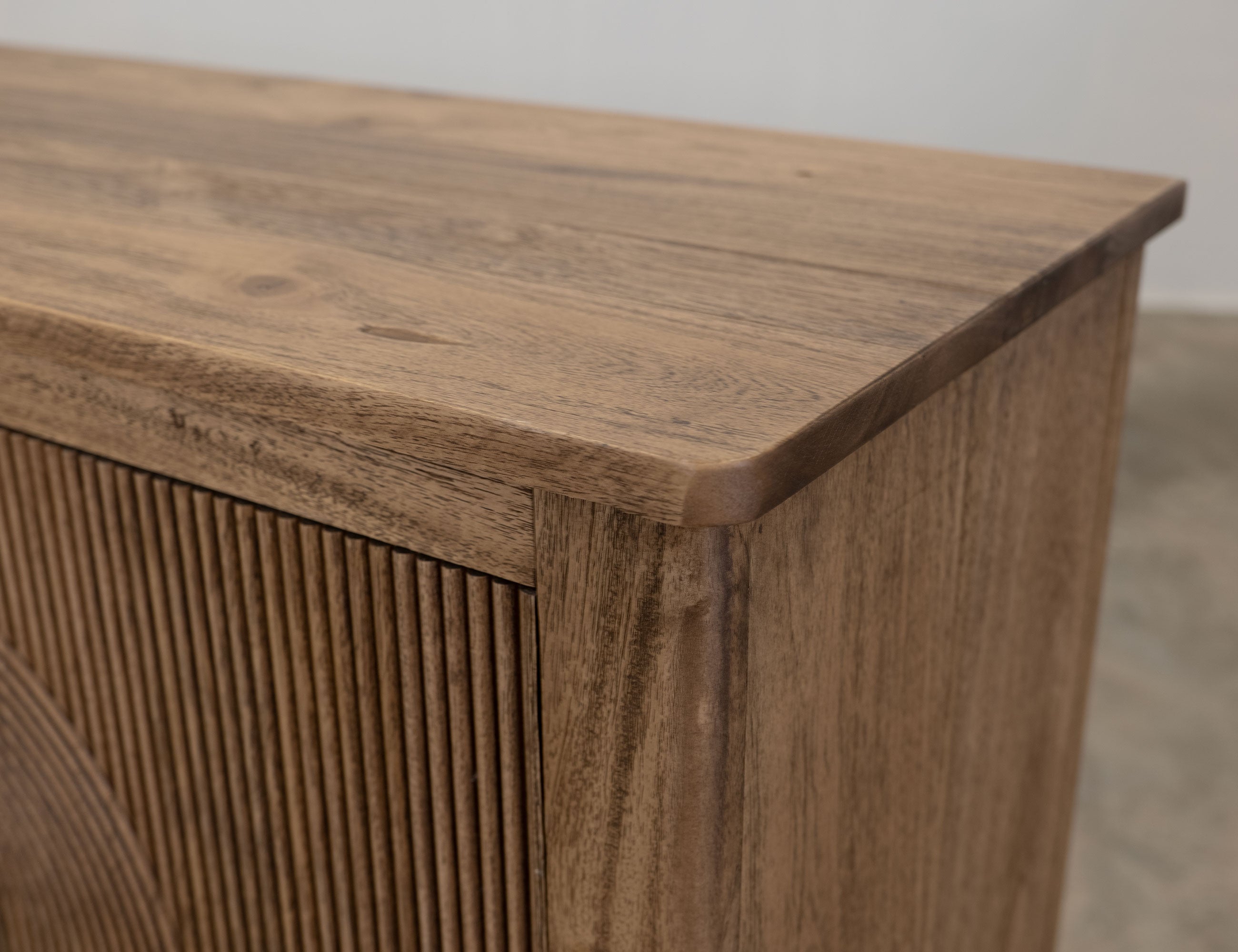 International Furniture Direct - SUNRIDGE CONSOLE - Dark Brown Wood - Tables - Additional View 6