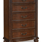 Ashley Furniture - LAVINTON CHEST - Dark Brown Wood - Chests