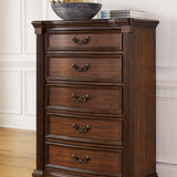Ashley Furniture - LAVINTON CHEST - Dark Brown Wood - Chests - Additional View 1