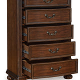 Ashley Furniture - LAVINTON CHEST - Dark Brown Wood - Chests - Additional View 2