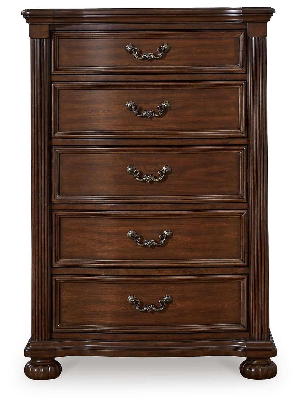 Ashley Furniture - LAVINTON CHEST - Dark Brown Wood - Chests - Additional View 3