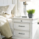 Ashley Furniture - KANWYN 3 DRAWER NIGHTSTAND - White Wood - Nightstands - Additional View 1