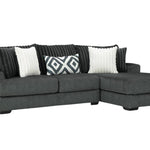 Mondo 2Pc Sectional - Gunmetal
