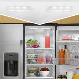 GE WHITE 25CU SIDE BY SIDE REFRIGERATOR - Refrigerators - Additional View 20