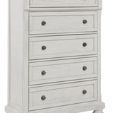 Ashley Furniture - Robbinsdale Chest - White - Wood - Chests